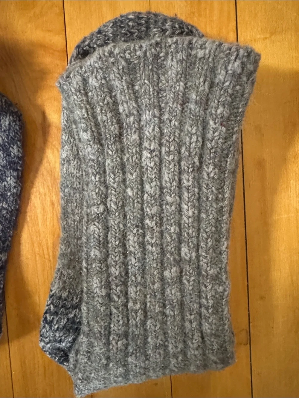 Classic vintage chunky Y2K Ribbed Men's Wool Socks - 5pair